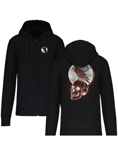 Sudadera cremallera con capucha "Mr Crowley"