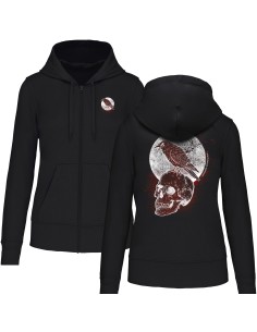 Sudadera cremallera con capucha "Mr Crowley" 2