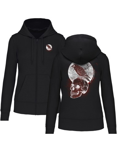 Sudadera cremallera con capucha "Mr Crowley"