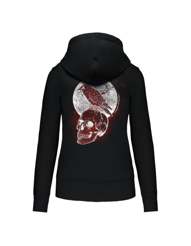 Sudadera cremallera con capucha "Mr Crowley"