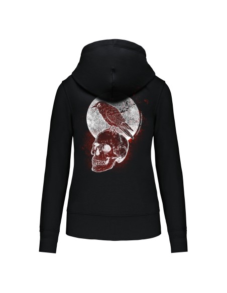 Sudadera cremallera con capucha "Mr Crowley"